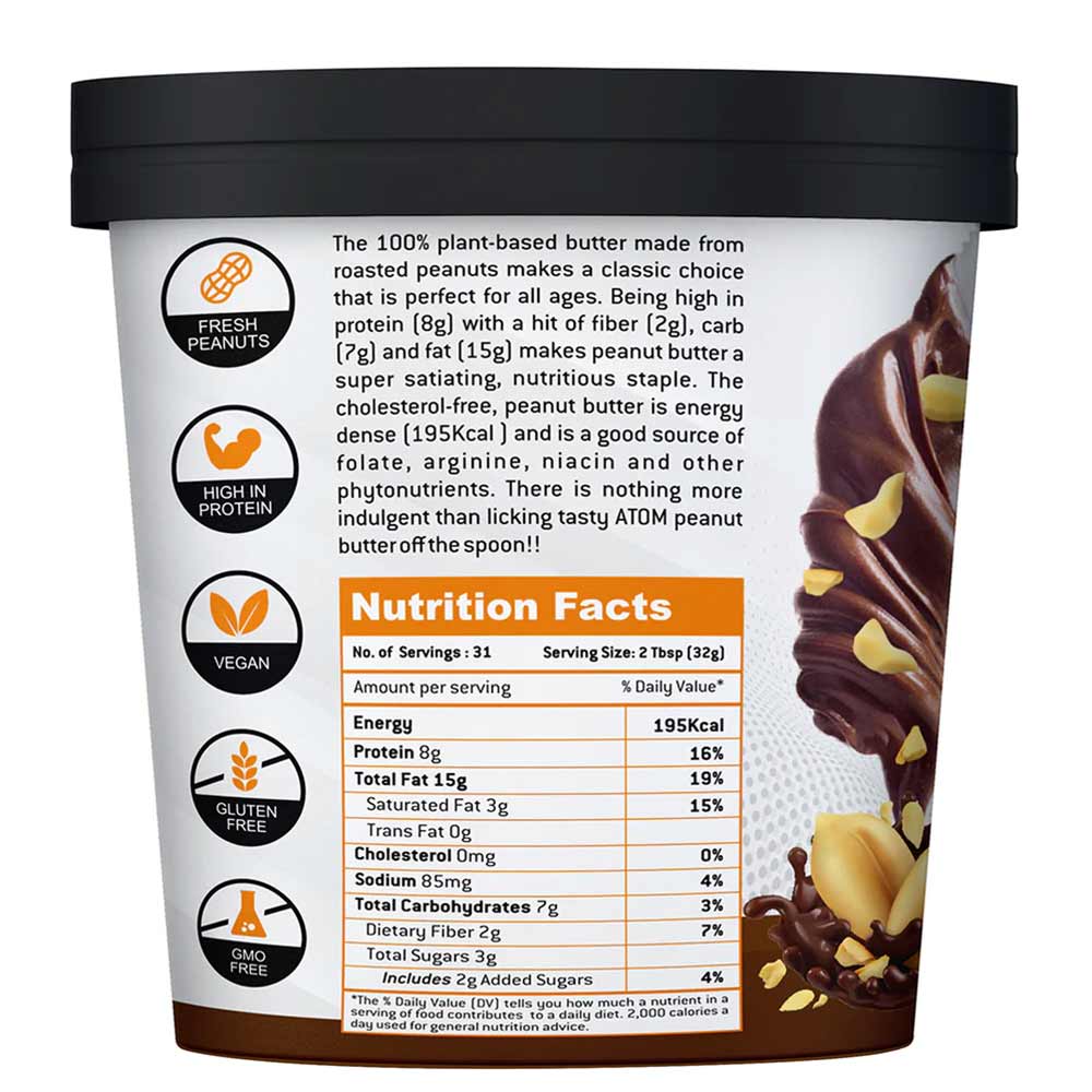 AS-IT-IS Nutrition ATOM Peanut Butter Crunchy