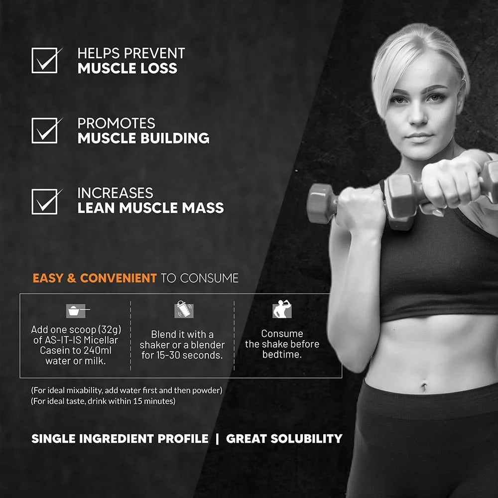 AS-IT-IS Nutrition Micellar Casein
