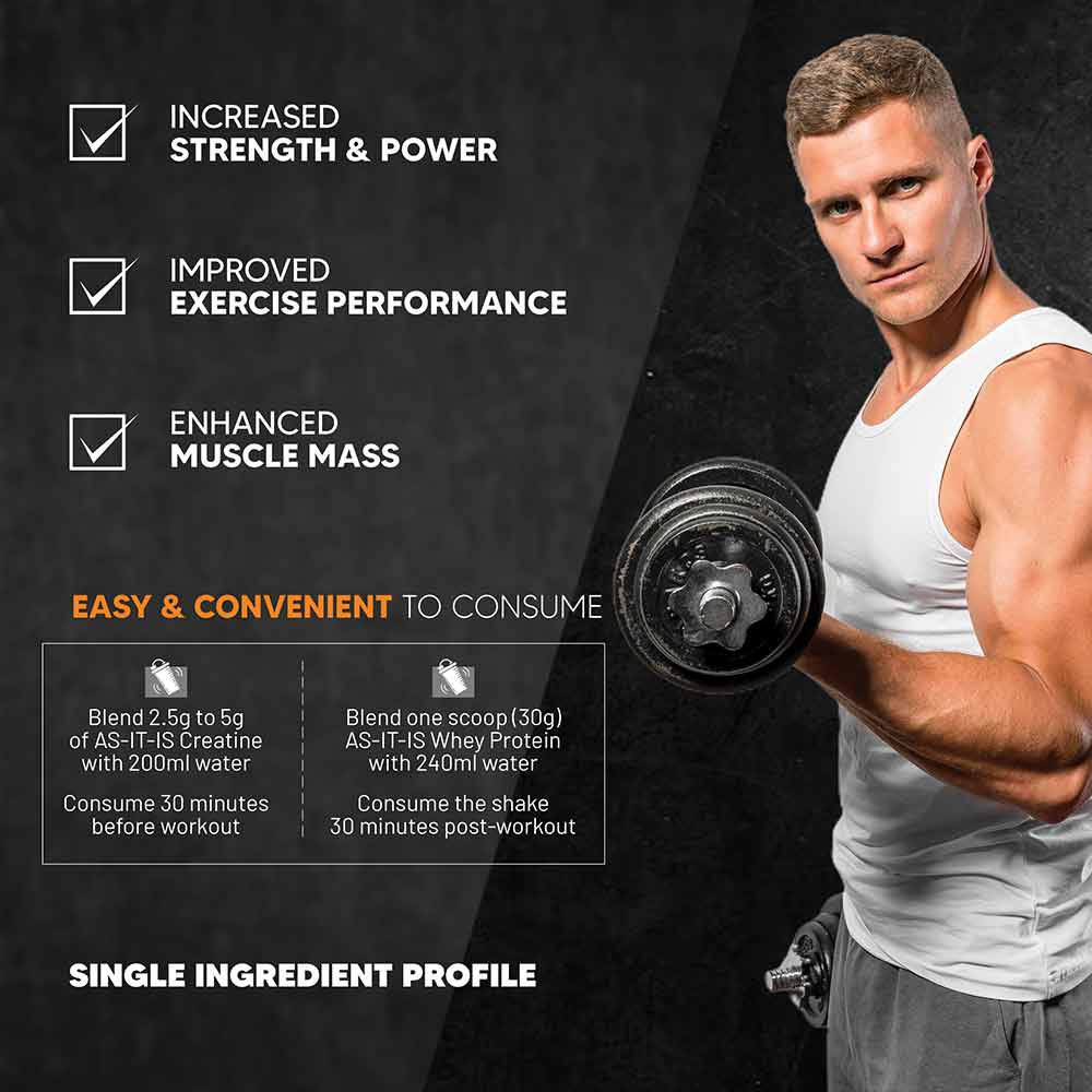 AS-IT-IS Nutrition Whey Protein Concentrate 80%