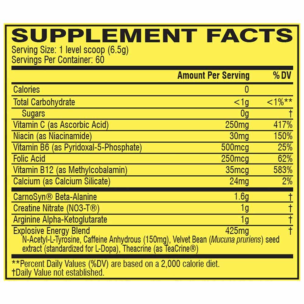 Cellucor C4 Explosive Preworkout