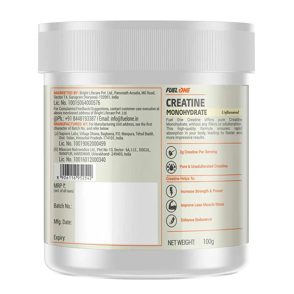 Fuel One Creatine Monohydrate