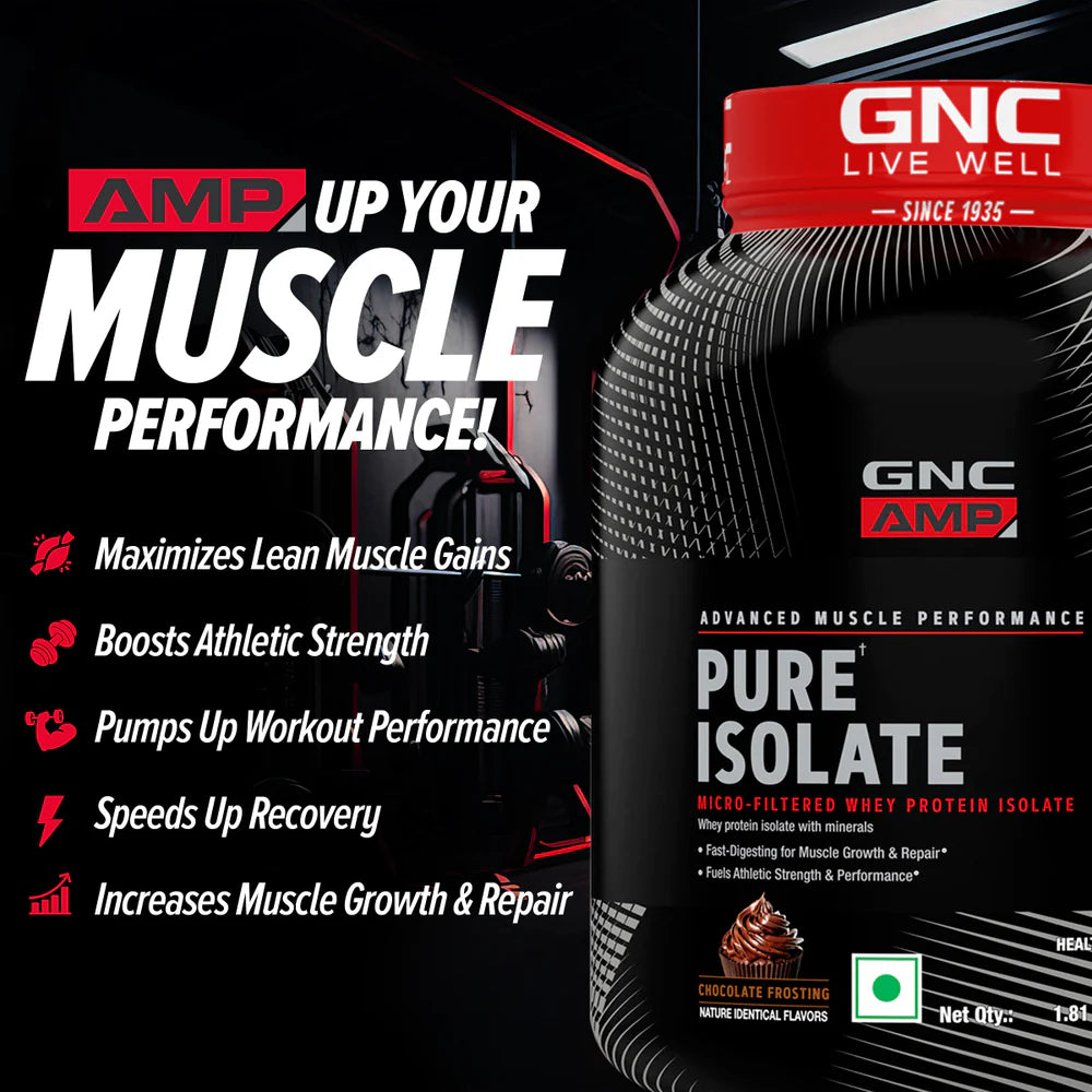 GNC AMP Pure Isolate Powder