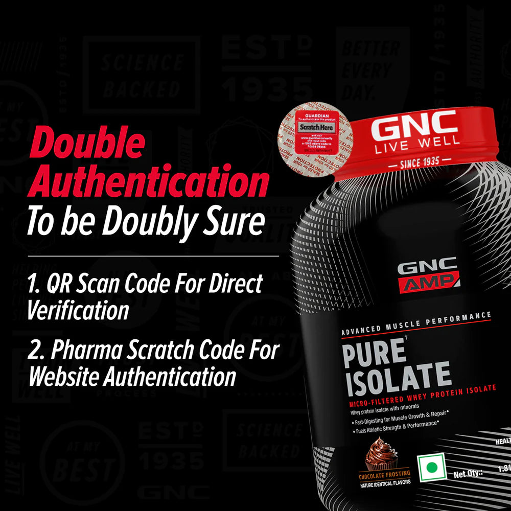 GNC AMP Pure Isolate Powder