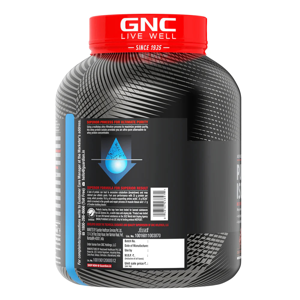 GNC AMP Pure Isolate Powder