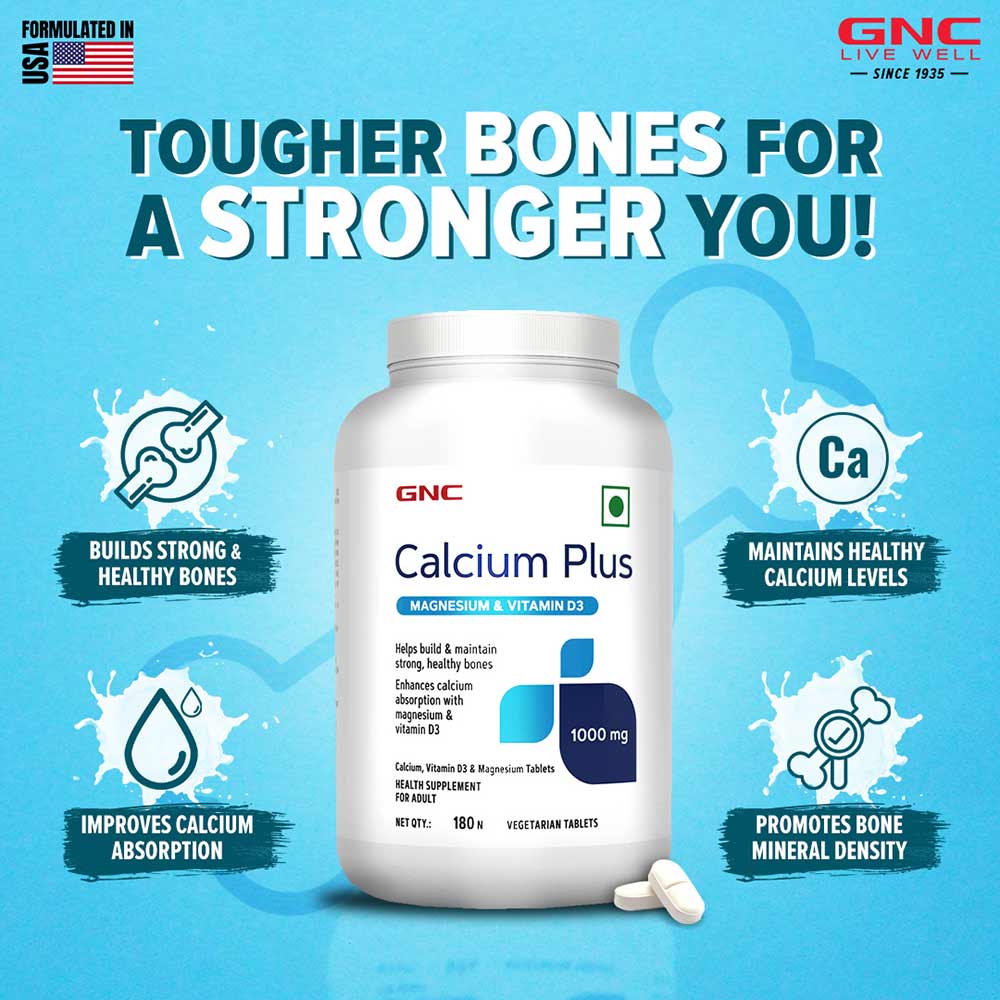 GNC Calcium Plus with Magnesium and Vitamin D3
