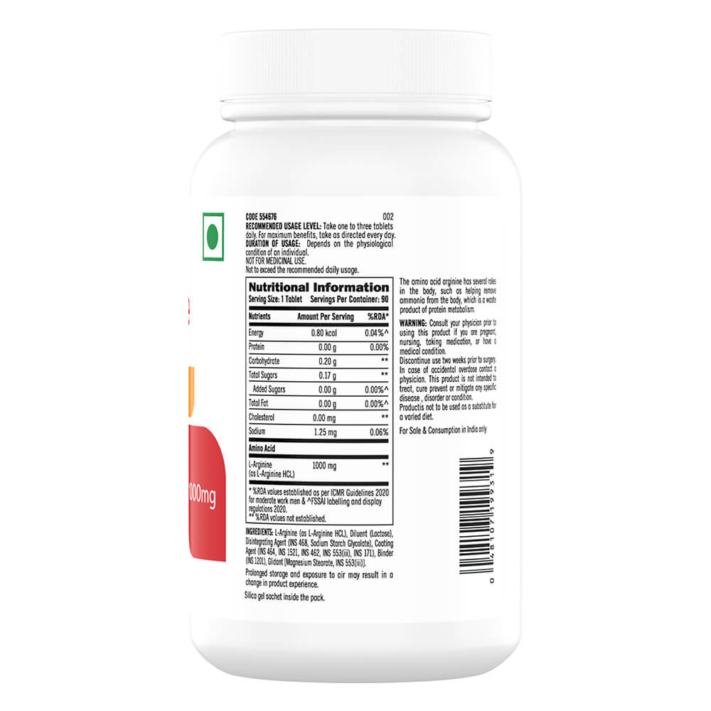 GNC L-Arginine (1000 mg)