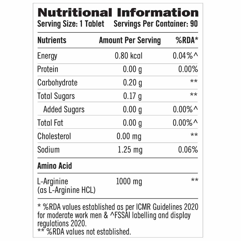 GNC L-Arginine (1000 mg)