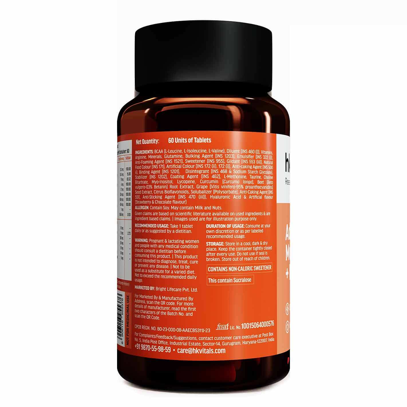 HealthKart HK Vitals Advanced Multivitamin with BCAA