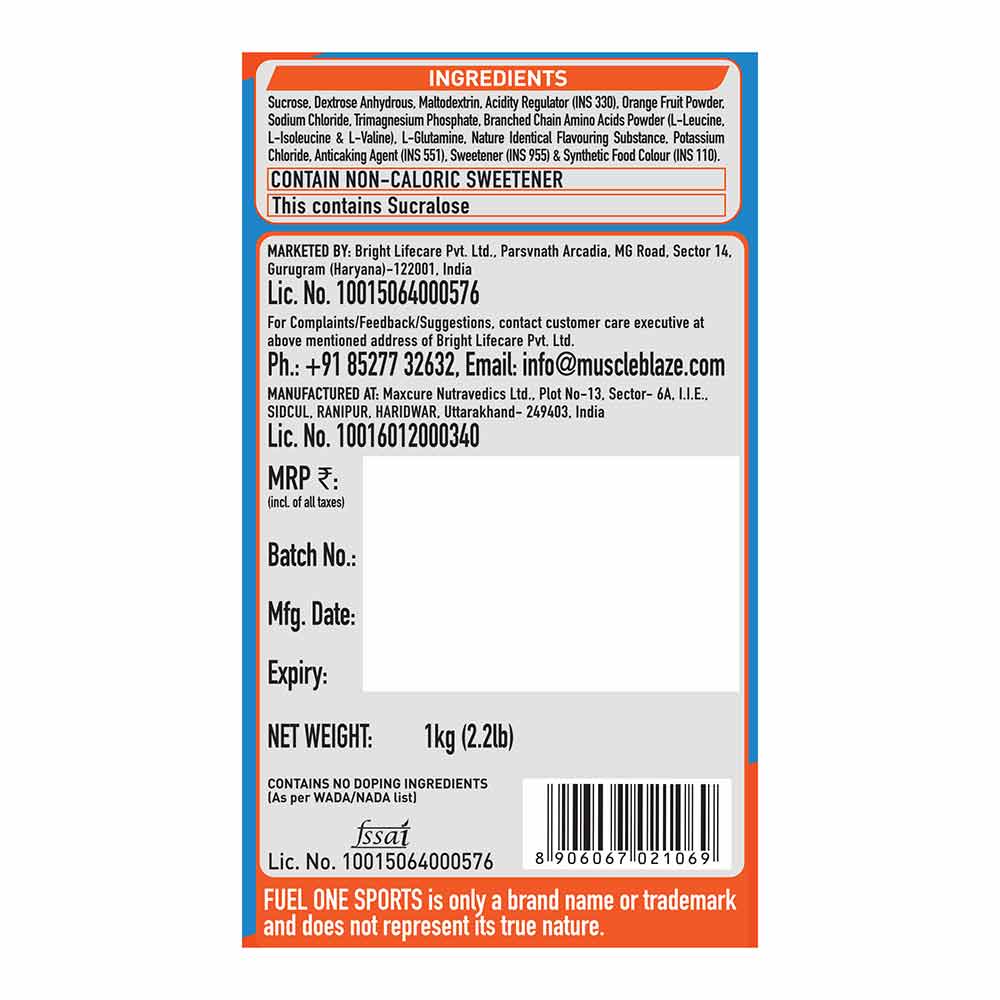 MB Fuel One Sports Hydr8 Isotonic