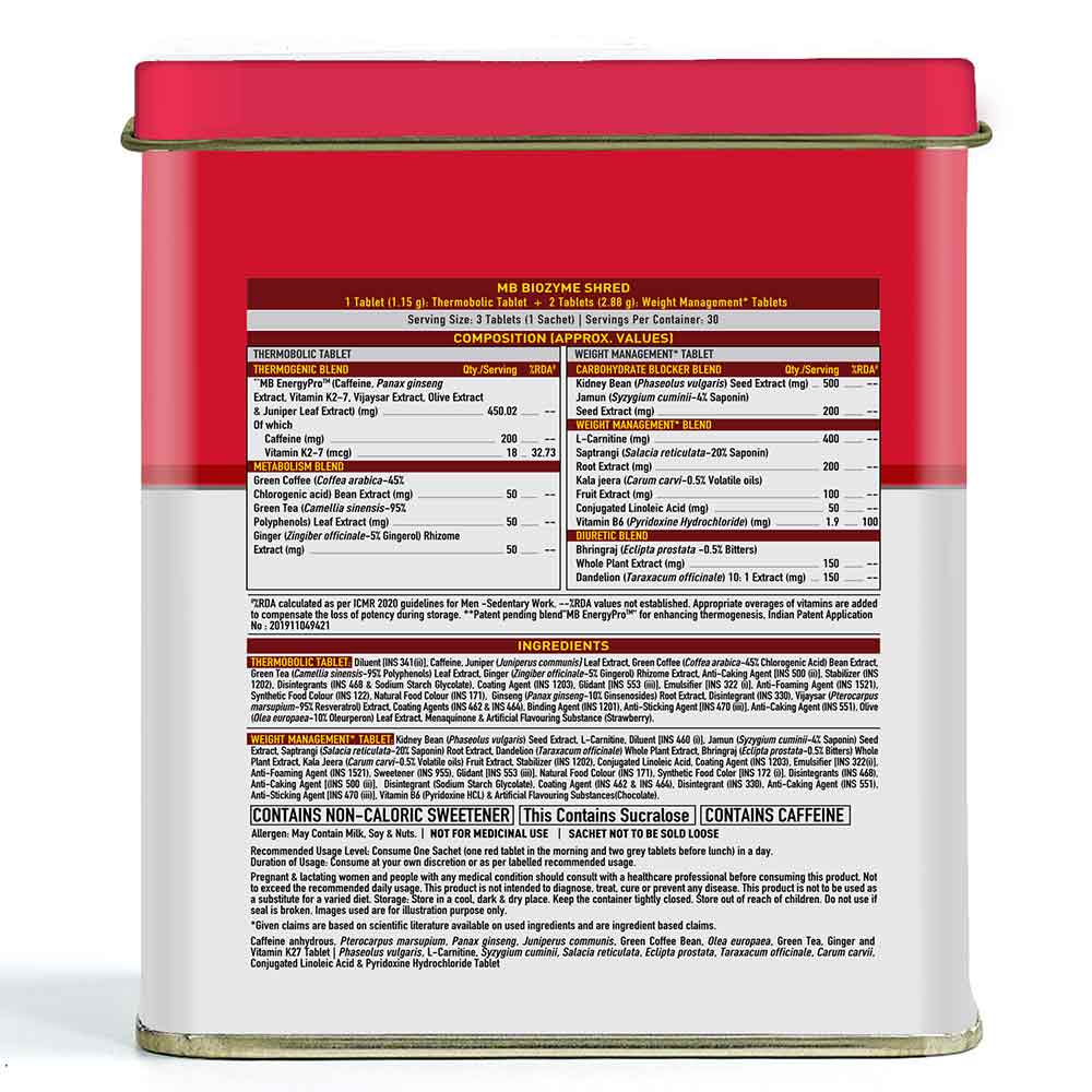MuscleBlaze Biozyme Shred