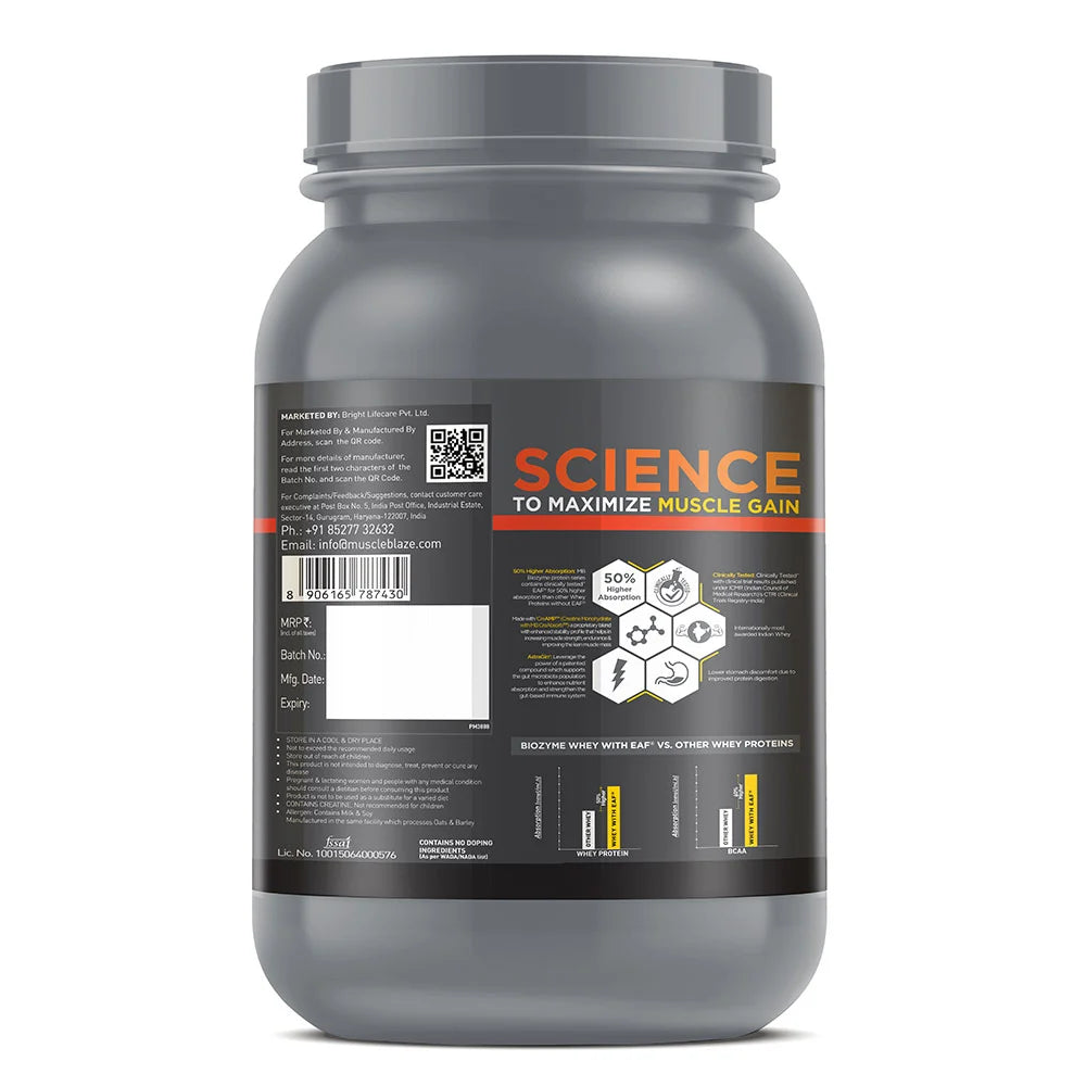 MuscleBlaze Biozyme Whey PR