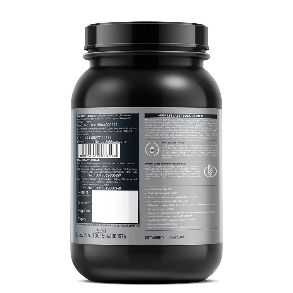 MuscleBlaze Bulk Gainer with Creatine
