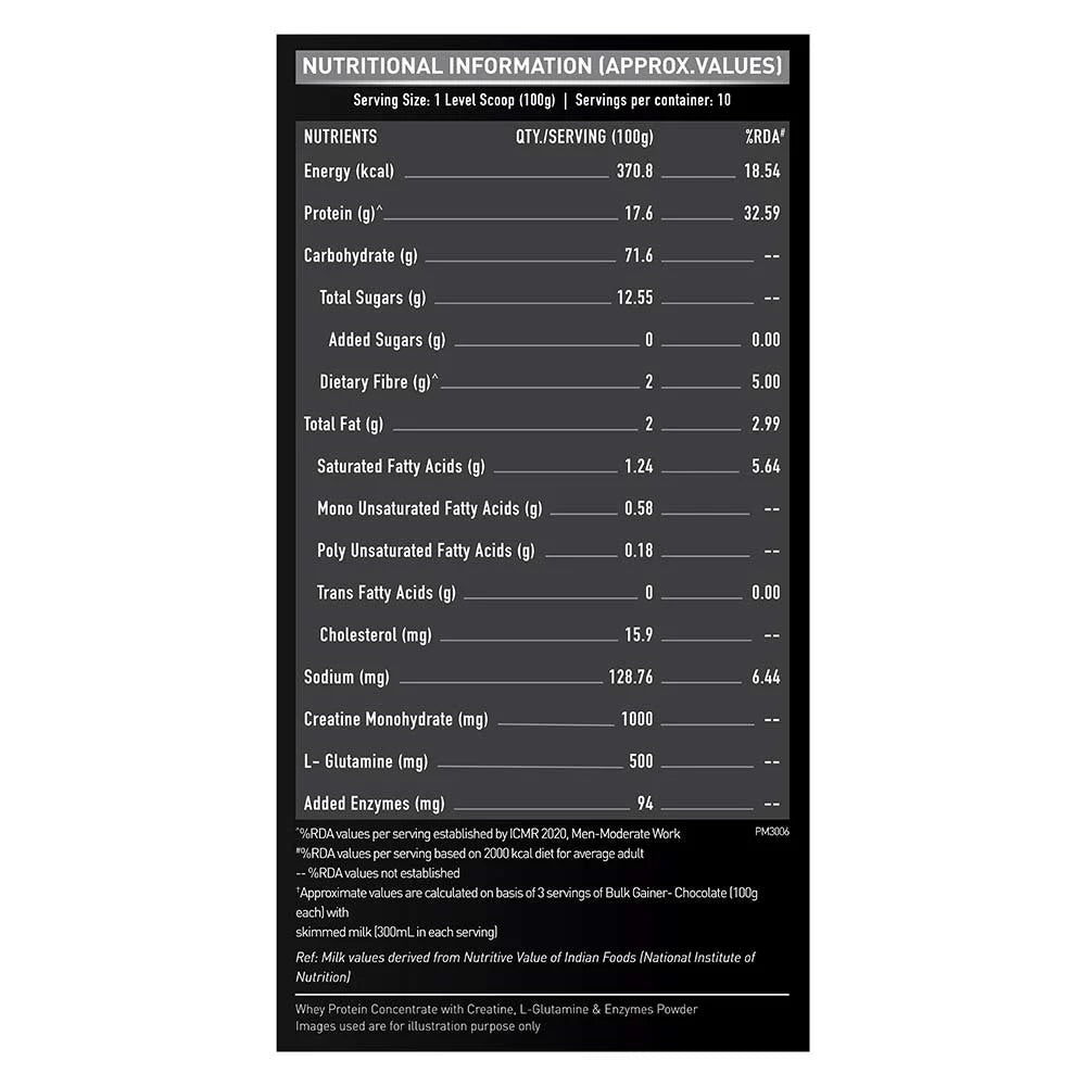 MuscleBlaze Bulk Gainer with Creatine