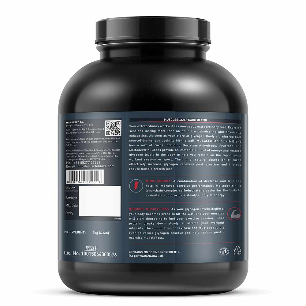MuscleBlaze Carb Blend
