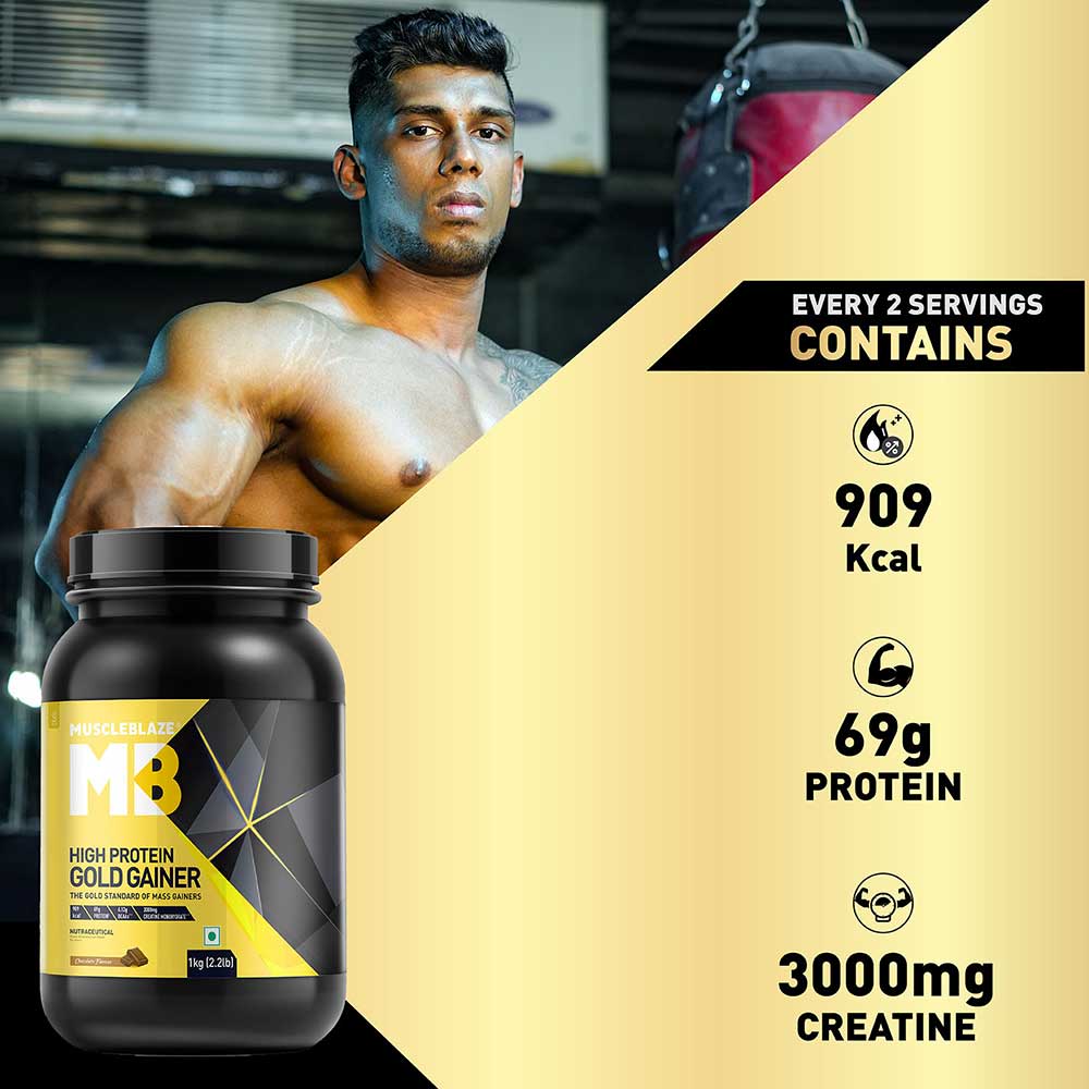 MuscleBlaze High Protein Gold Gainer