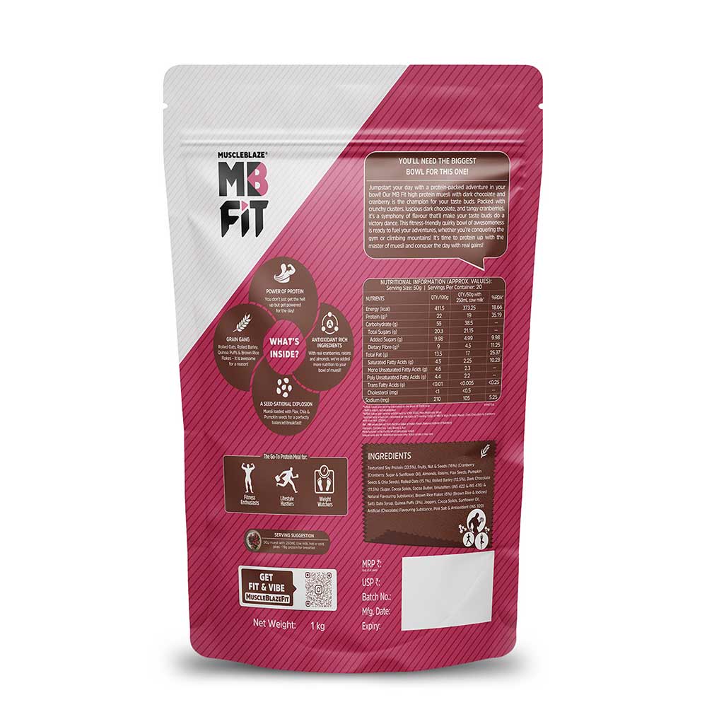 MuscleBlaze High Protein Muesli