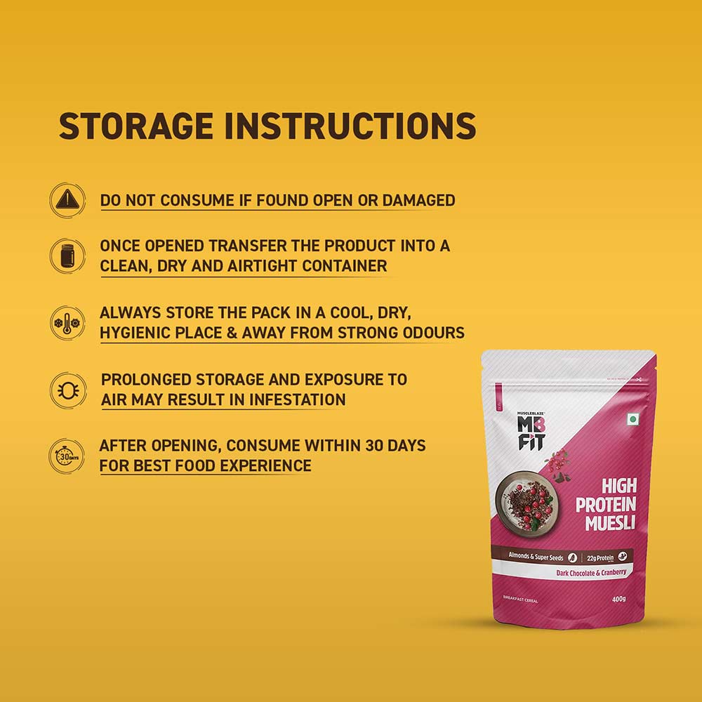 MuscleBlaze High Protein Muesli