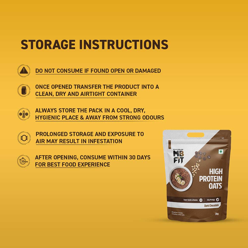 MuscleBlaze High Protein Oats