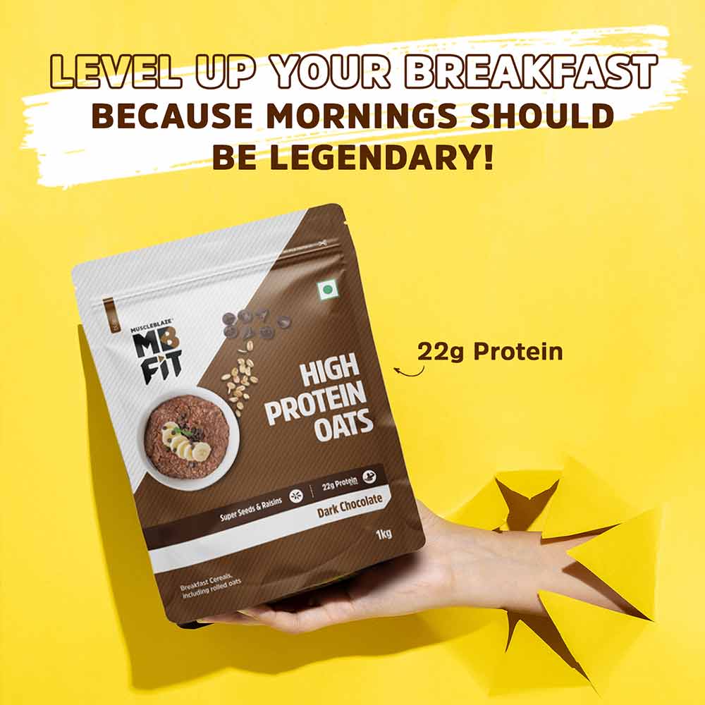 MuscleBlaze High Protein Oats