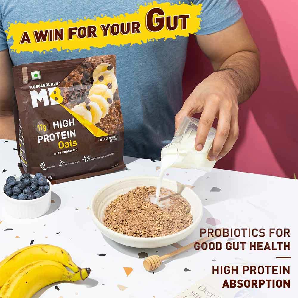 MuscleBlaze High Protein Oats OP
