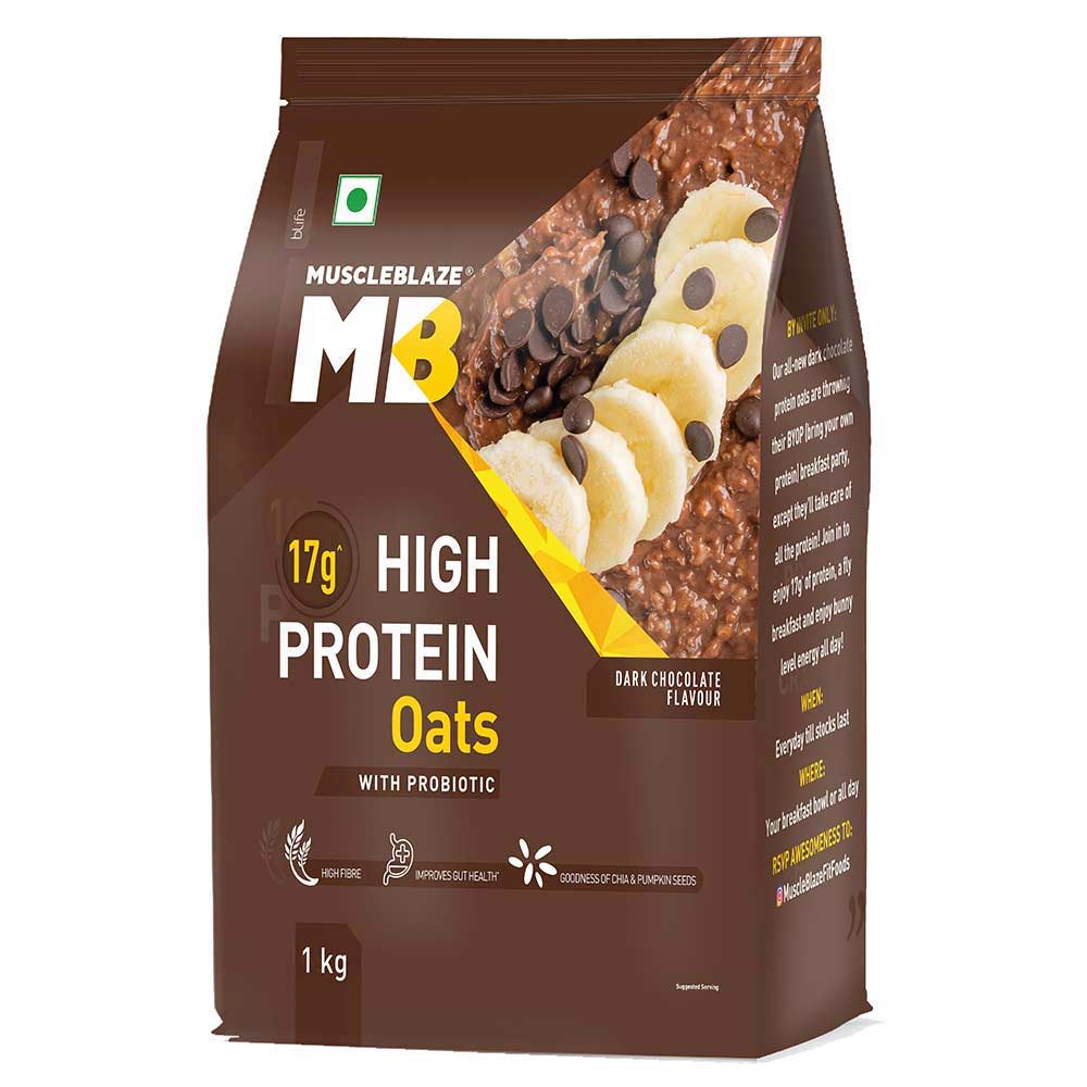MuscleBlaze High Protein Oats OP