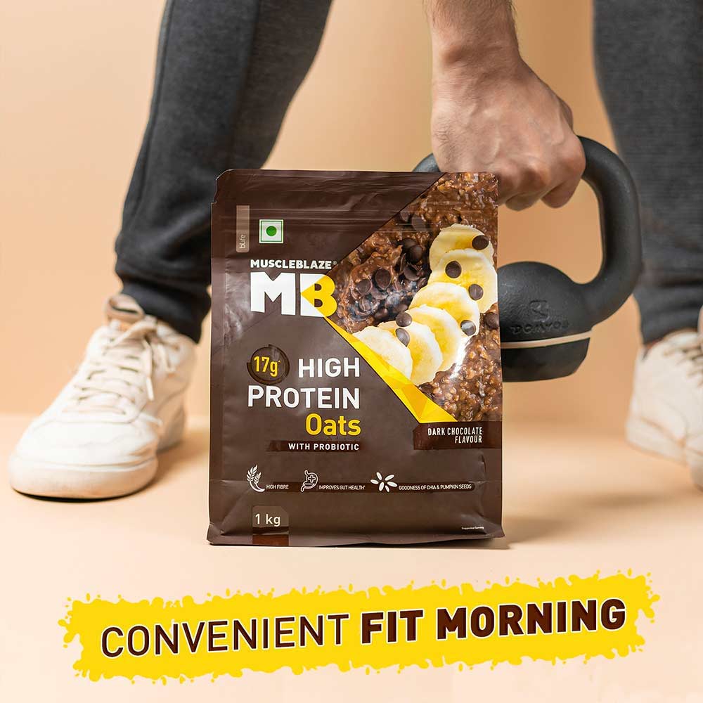 MuscleBlaze High Protein Oats OP