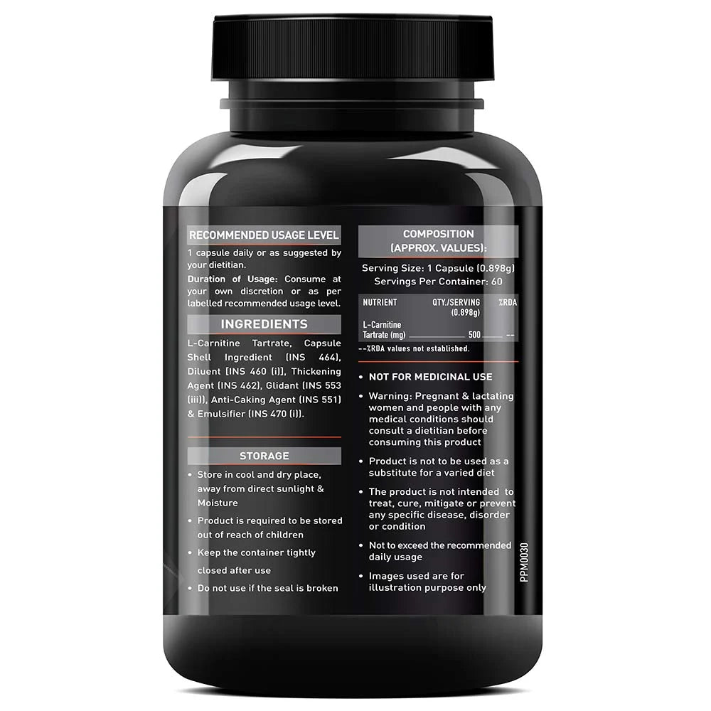 MuscleBlaze L-Carnitine L-Tartrate