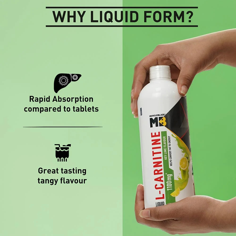 MuscleBlaze Liquid L-Carnitine 1100mg