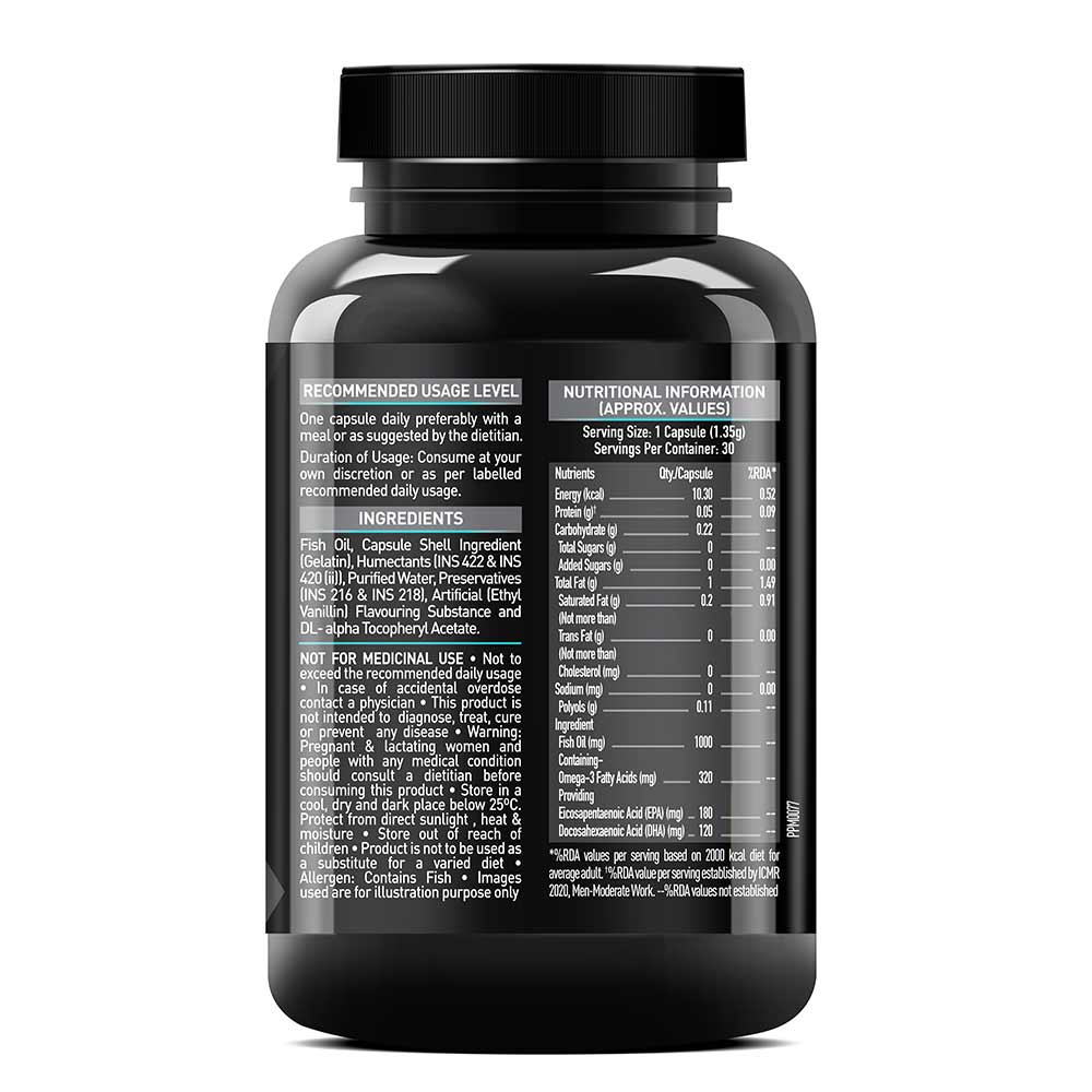 MuscleBlaze Omega 3 Fish Oil