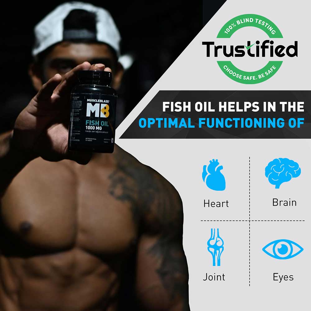 MuscleBlaze Omega 3 Fish Oil