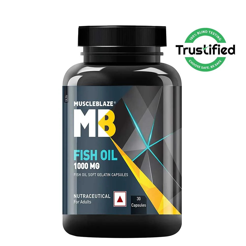 MuscleBlaze Omega 3 Fish Oil