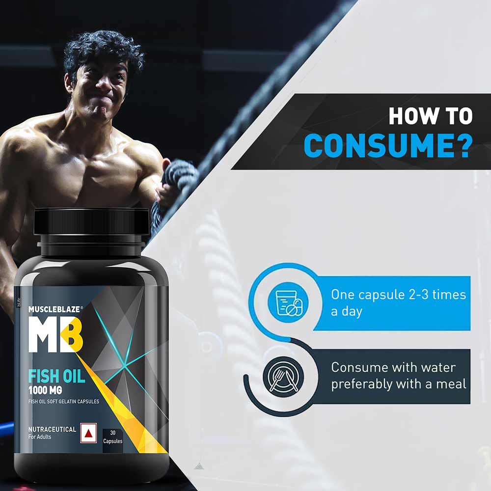 MuscleBlaze Omega 3 Fish Oil