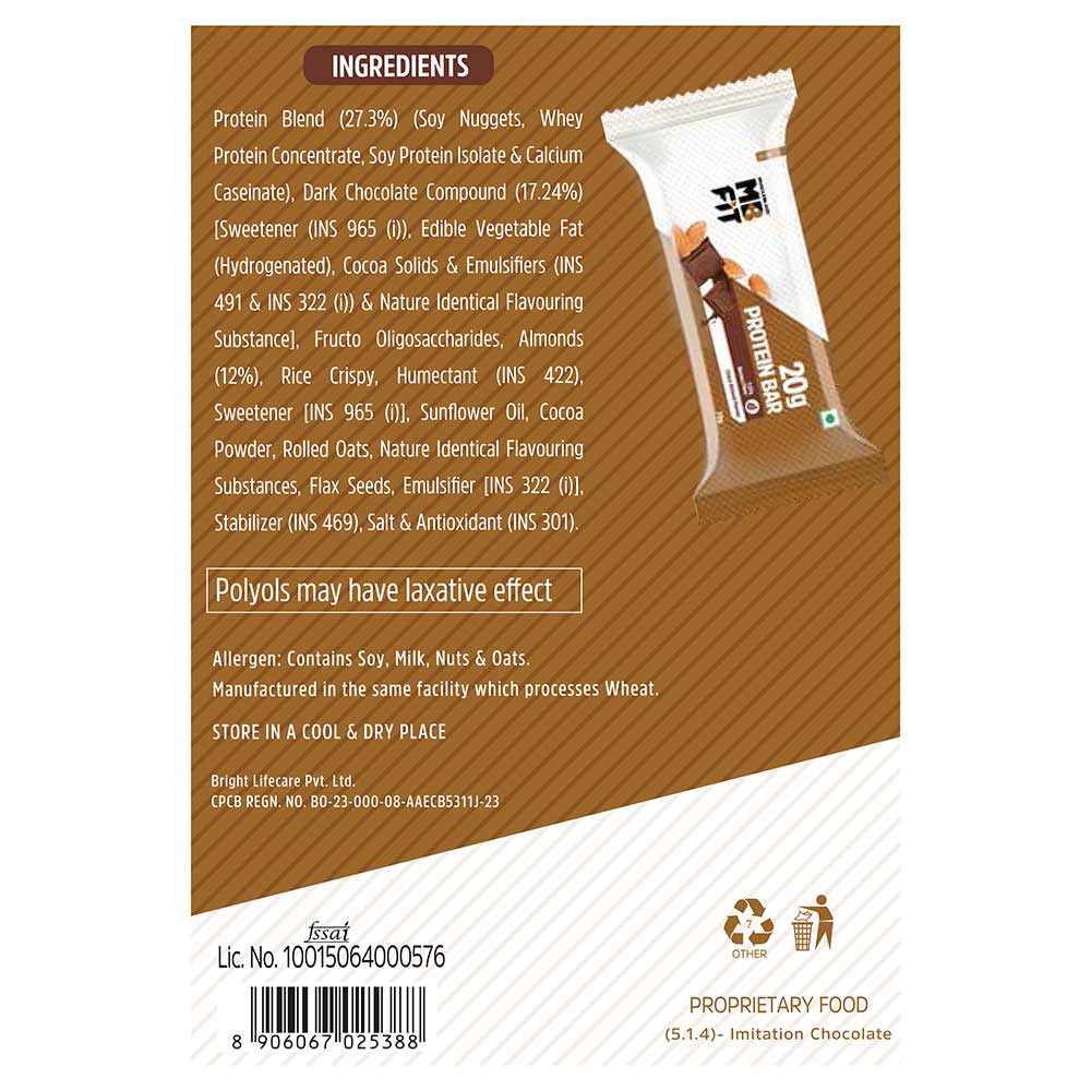 MuscleBlaze Protein Bar (20 gm Protein)