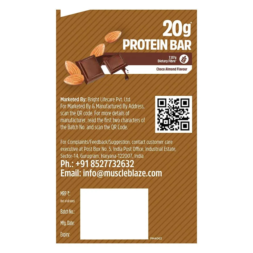 MuscleBlaze Protein Bar (20 gm Protein)