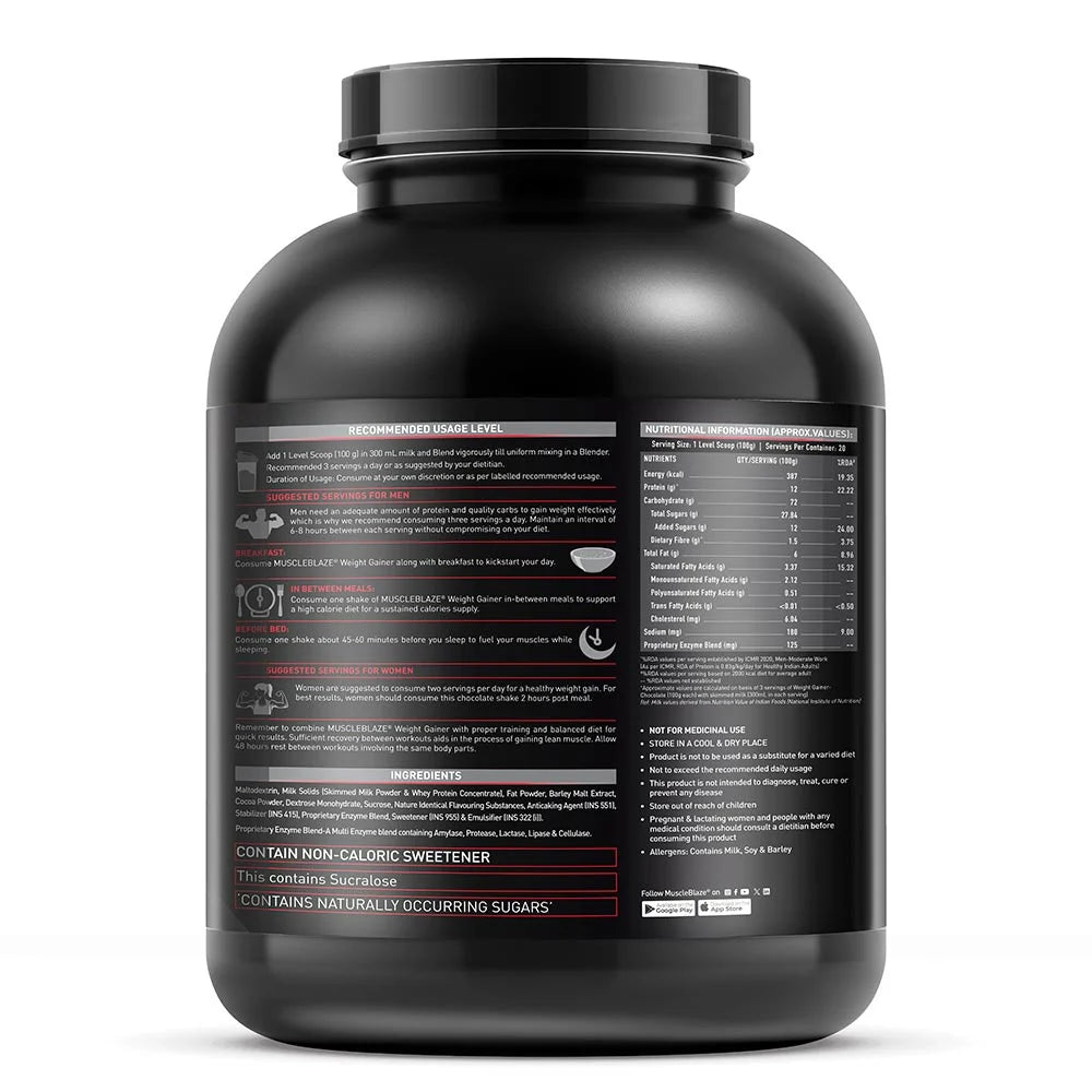 MuscleBlaze Weight Gainer with Added Digezyme
