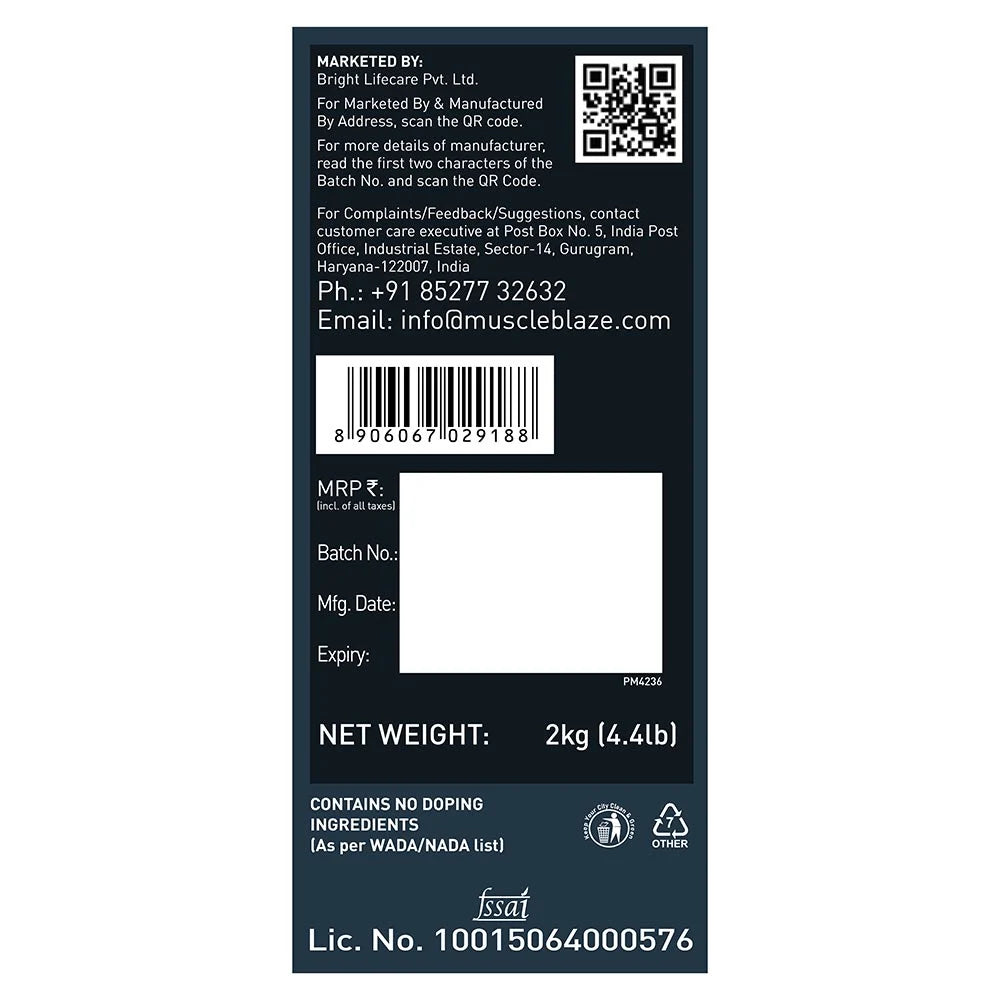 MuscleBlaze Weight Gainer with Added Digezyme