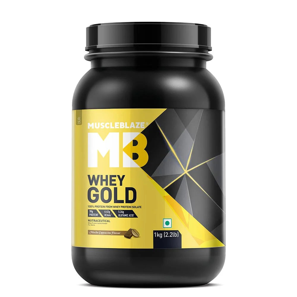 MuscleBlaze Whey Gold 100% Whey Protein Isolate