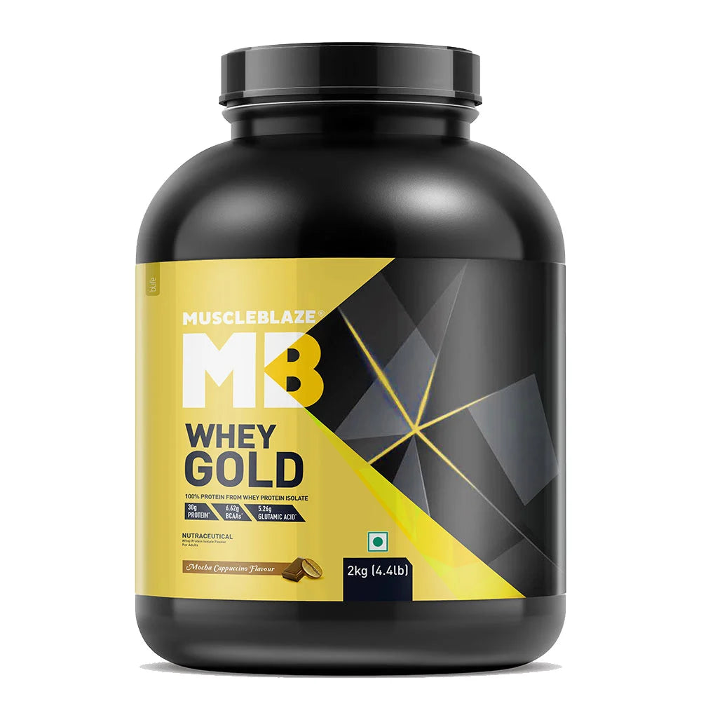 MuscleBlaze Whey Gold 100% Whey Protein Isolate
