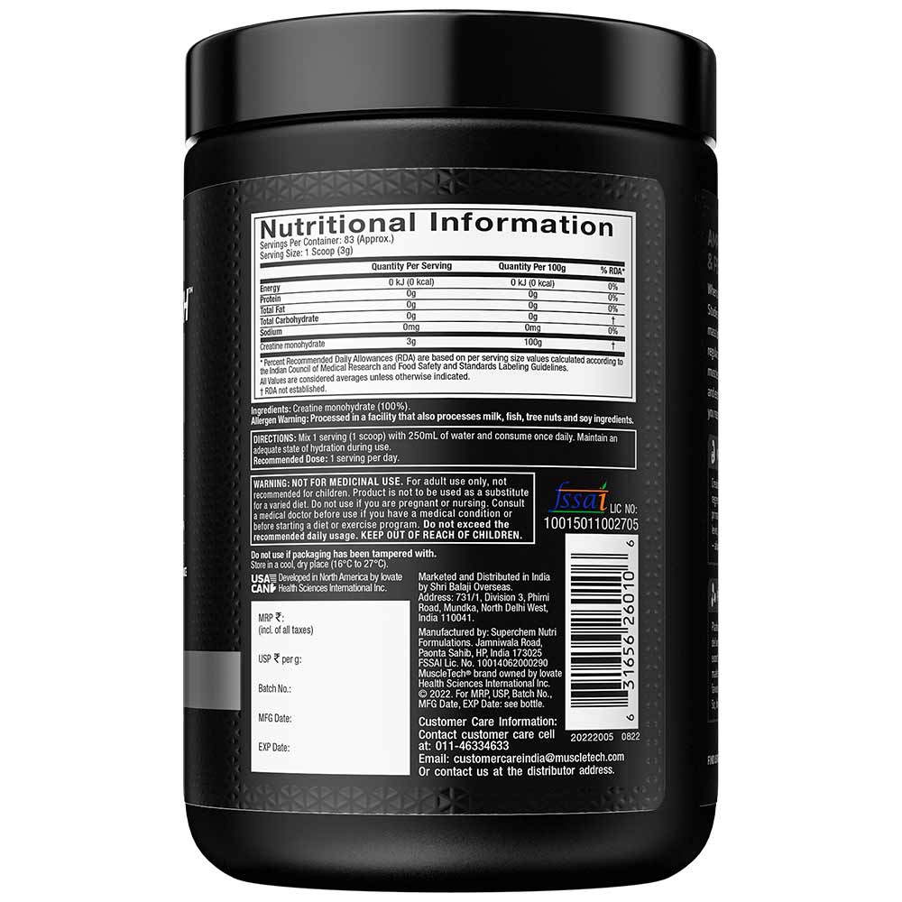 MuscleTech Platinum 100% Creatine