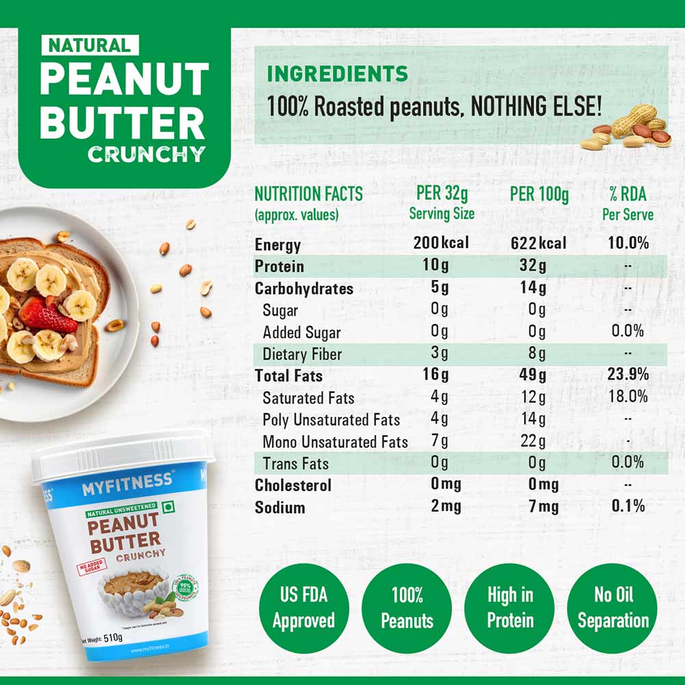 Myfitness Natural Peanut Butter