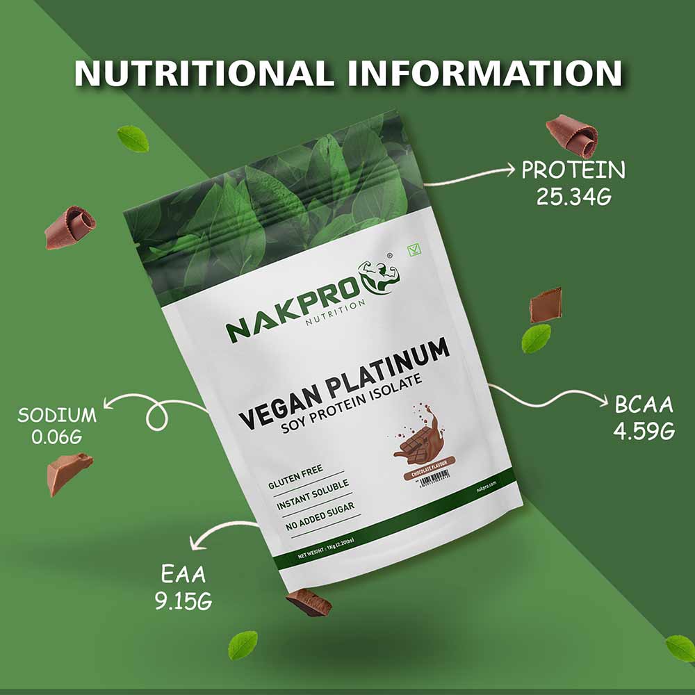 Nakpro Vegan Platinum Soy Protein Isolate
