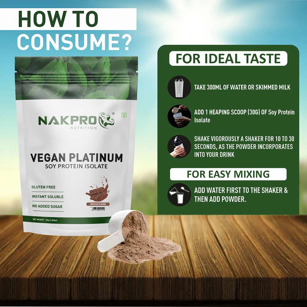 Nakpro Vegan Platinum Soy Protein Isolate
