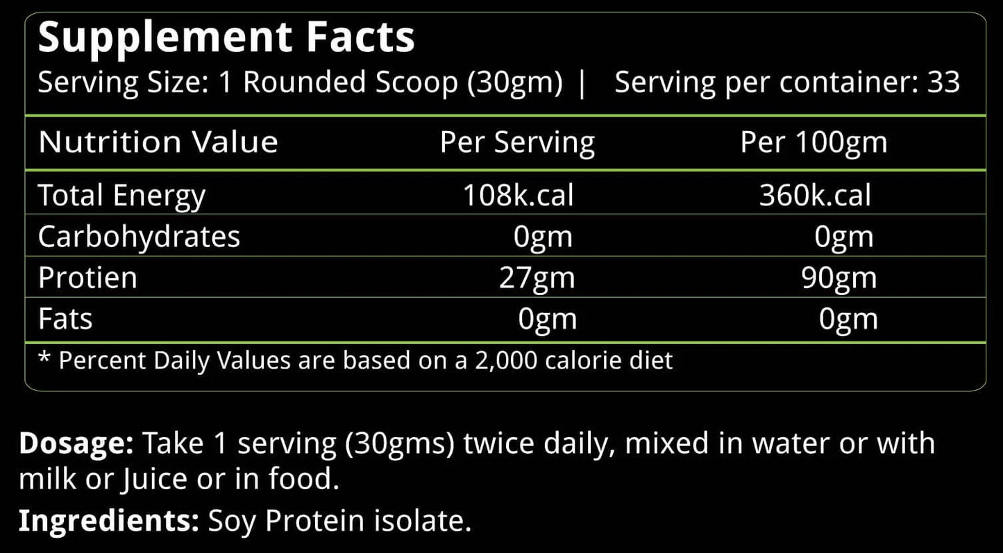 Natures Velvet 100 % Soy Protein Isolate