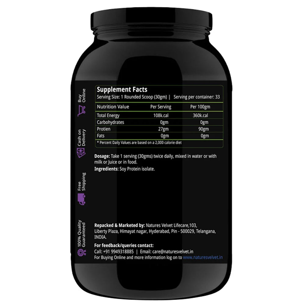 Natures Velvet 100 % Soy Protein Isolate