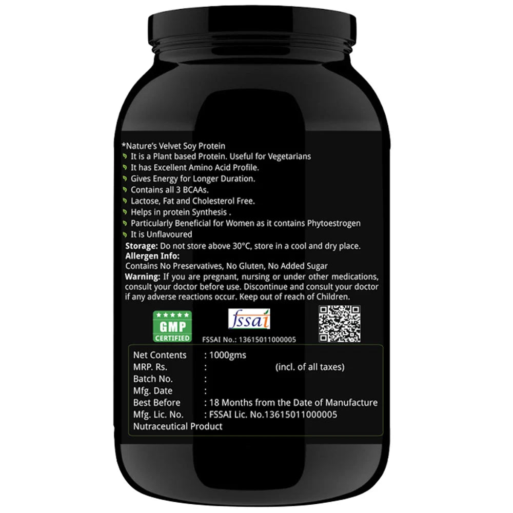 Natures Velvet 100 % Soy Protein Isolate