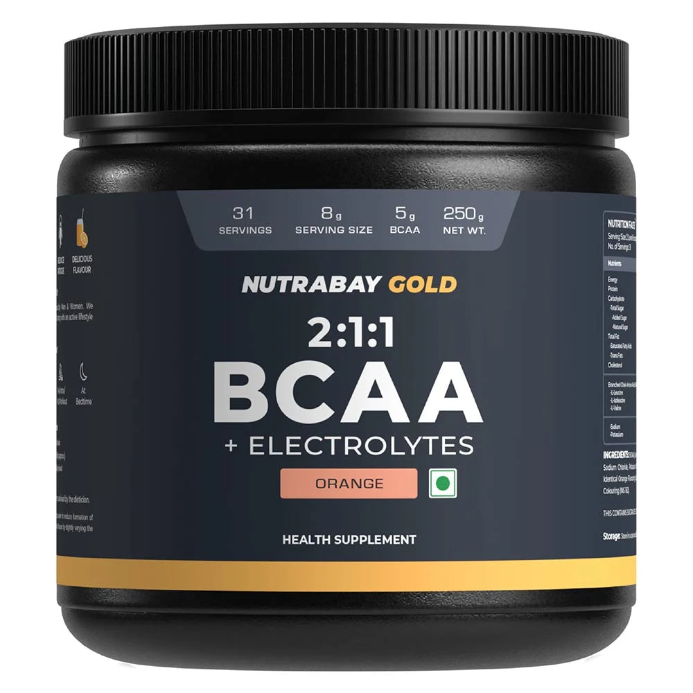 Nutrabay Gold 2:1:1 BCAA + Electrolytes