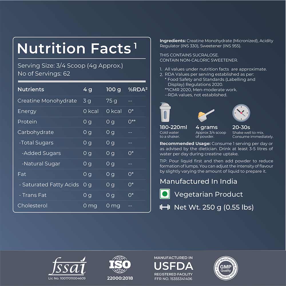 Nutrabay Gold Micronised Creatine Monohydrate