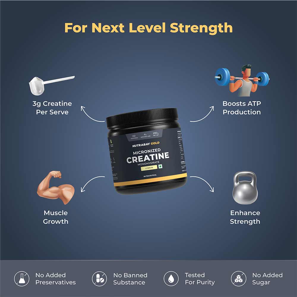 Nutrabay Gold Micronised Creatine Monohydrate