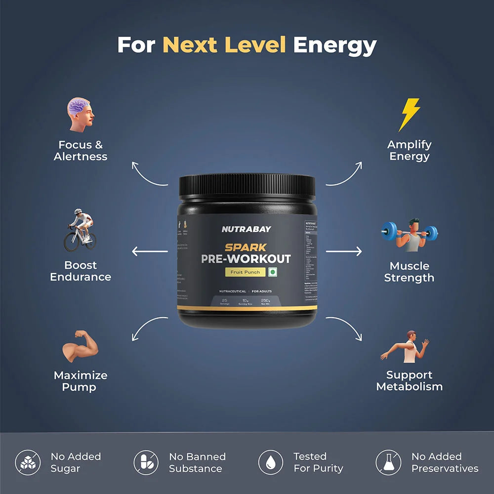 Nutrabay Gold Spark Pre-Workout Energy