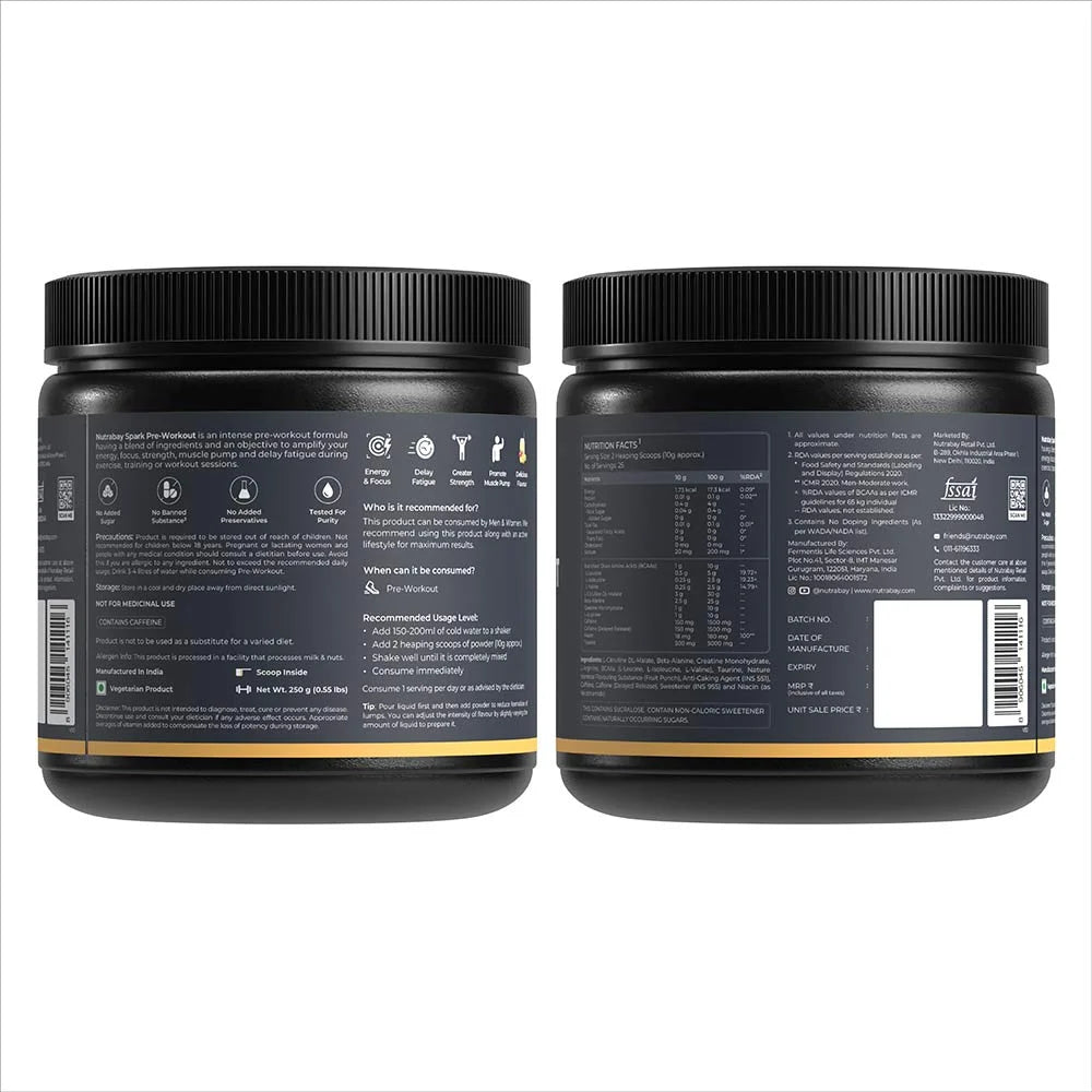 Nutrabay Gold Spark Pre-Workout Energy